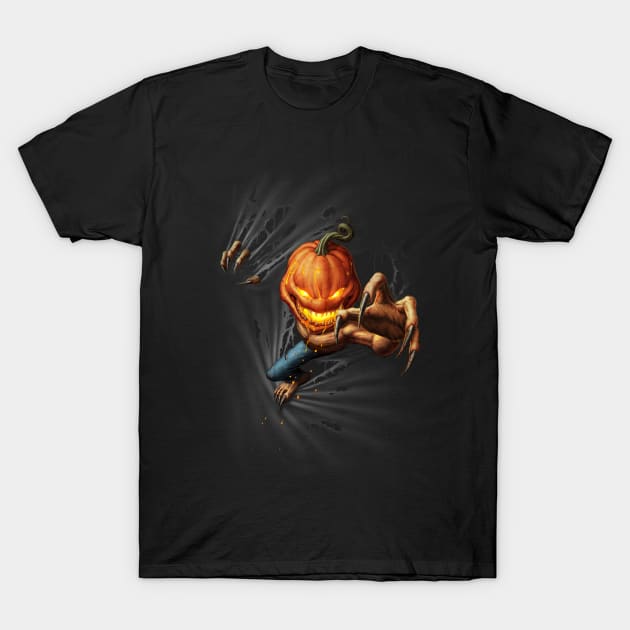 Pumpkin Within T-Shirt by chriskar